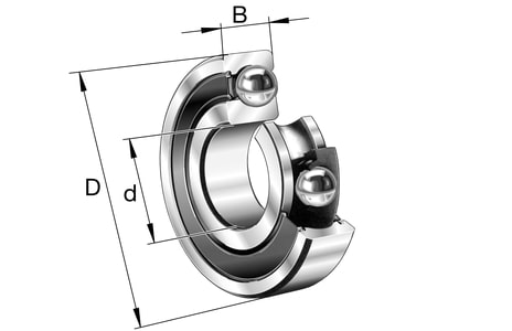 61800-2RS.SS LEŽAJ INOX