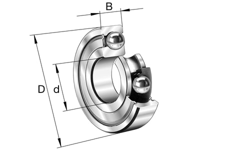 696-ZZ.SS LEŽAJ INOX