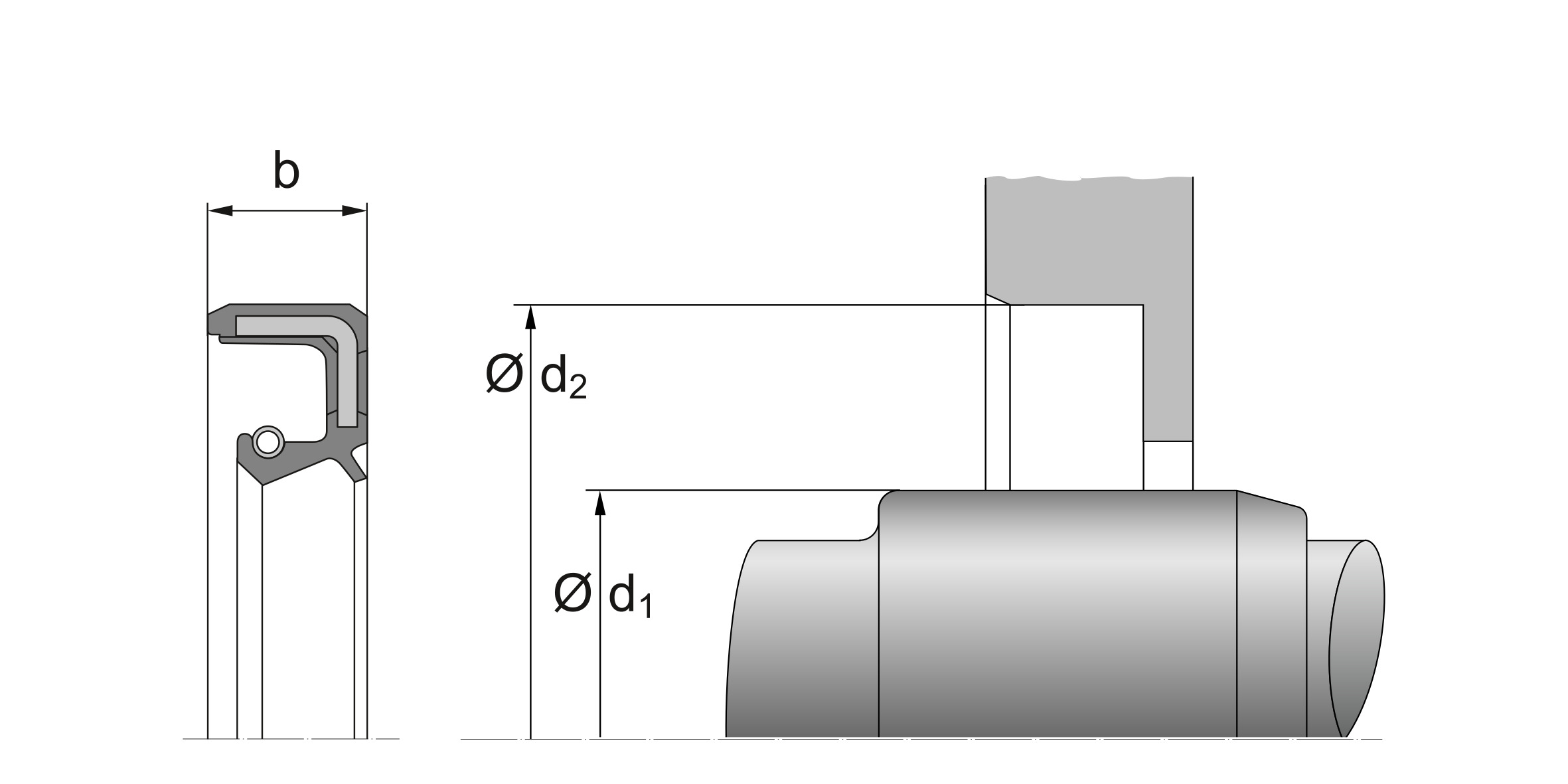 55x90x10 WAS FKM SEMERING