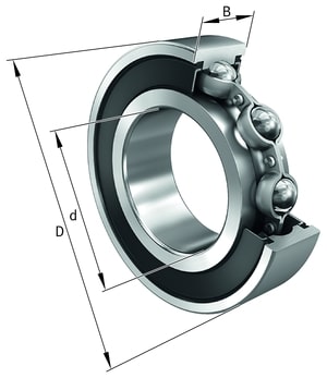 S698-2RSR LEŽAJ INOX